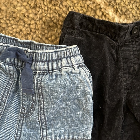 Tea Collection 6M pants bundle denim joggers and corduroy - Picture 2 of 4